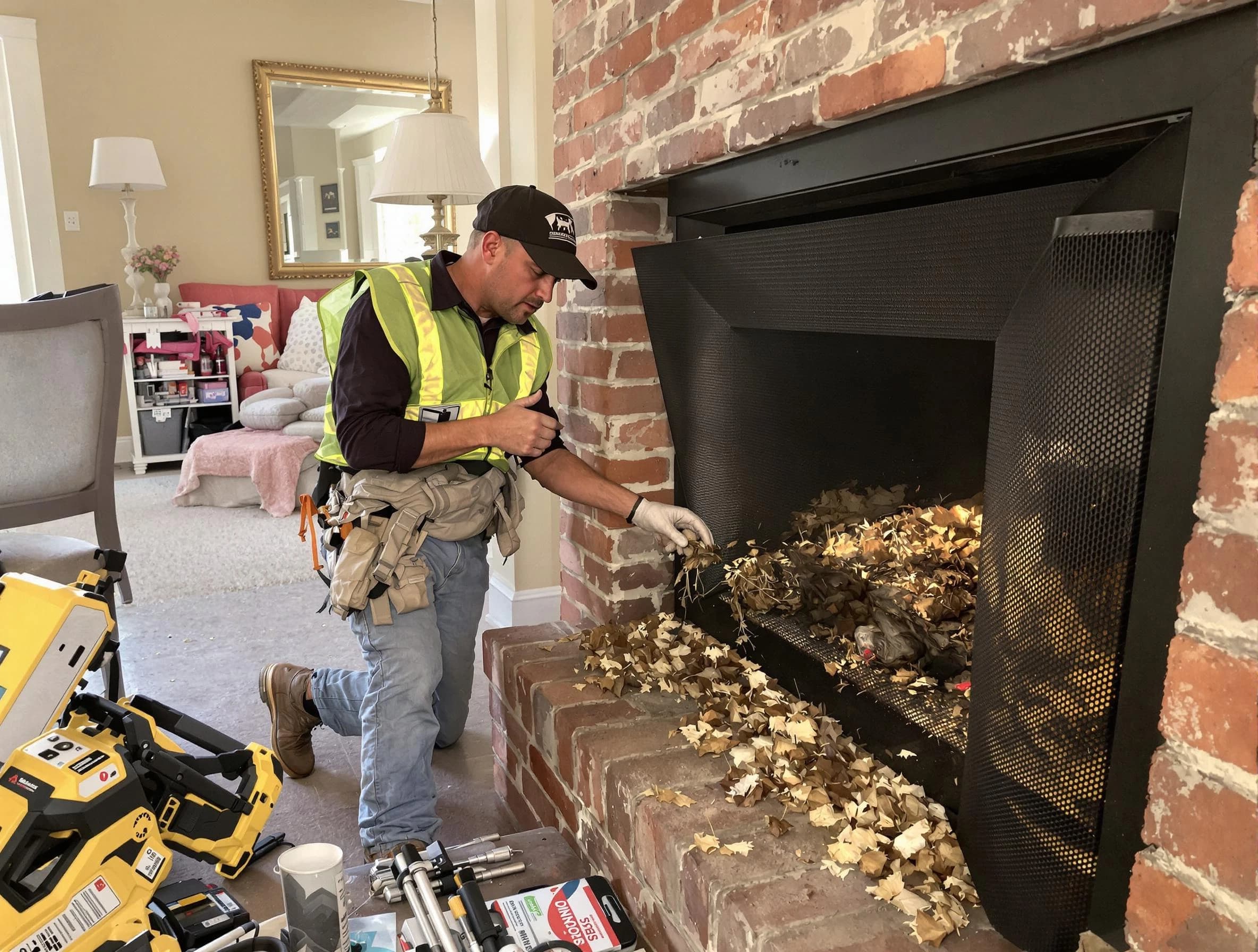 Safe screening installation by El Mirage Chimney Sweep in El Mirage, AZ