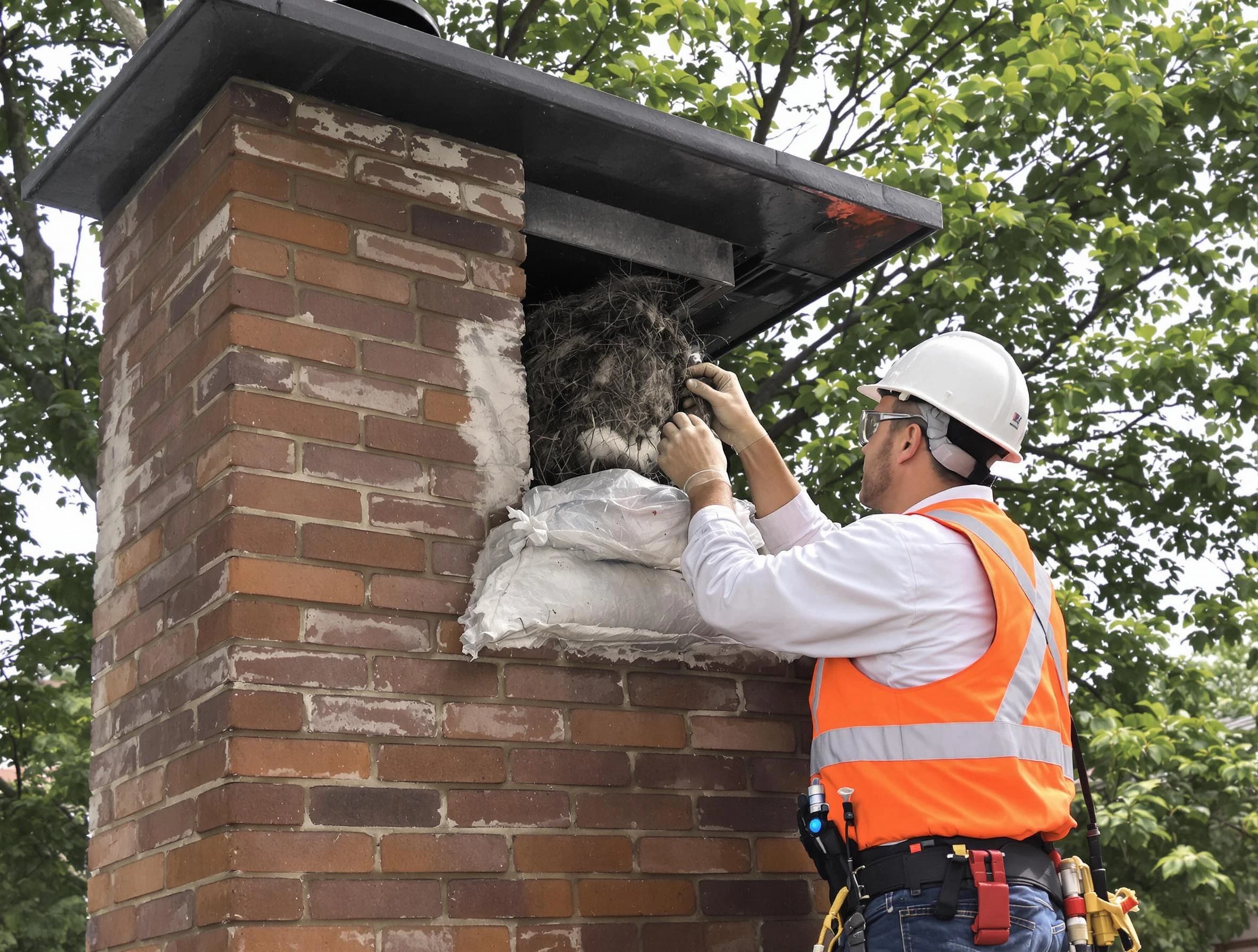 Humane removal of debris and animals by El Mirage Chimney Sweep in El Mirage, AZ