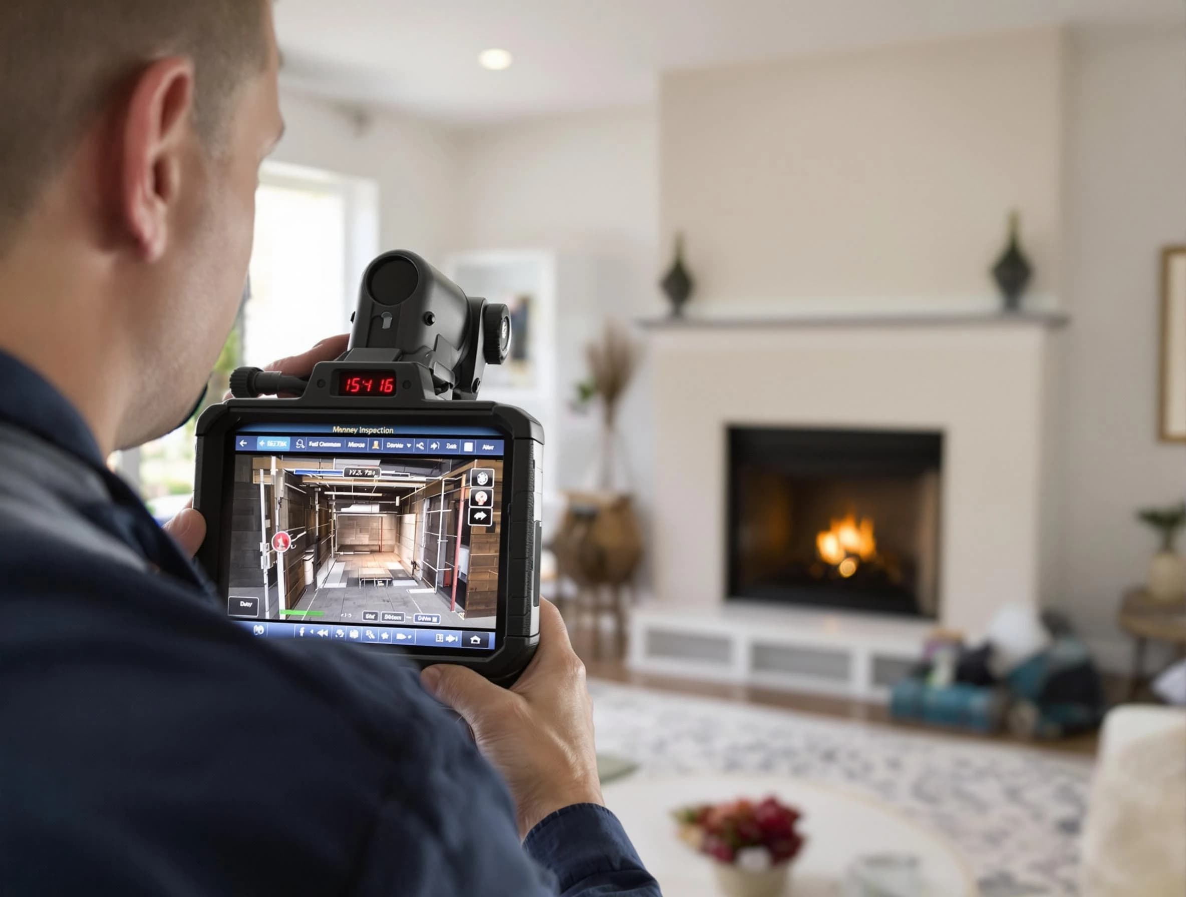 El Mirage Chimney Sweep conducting a thorough chimney inspection in El Mirage, AZ