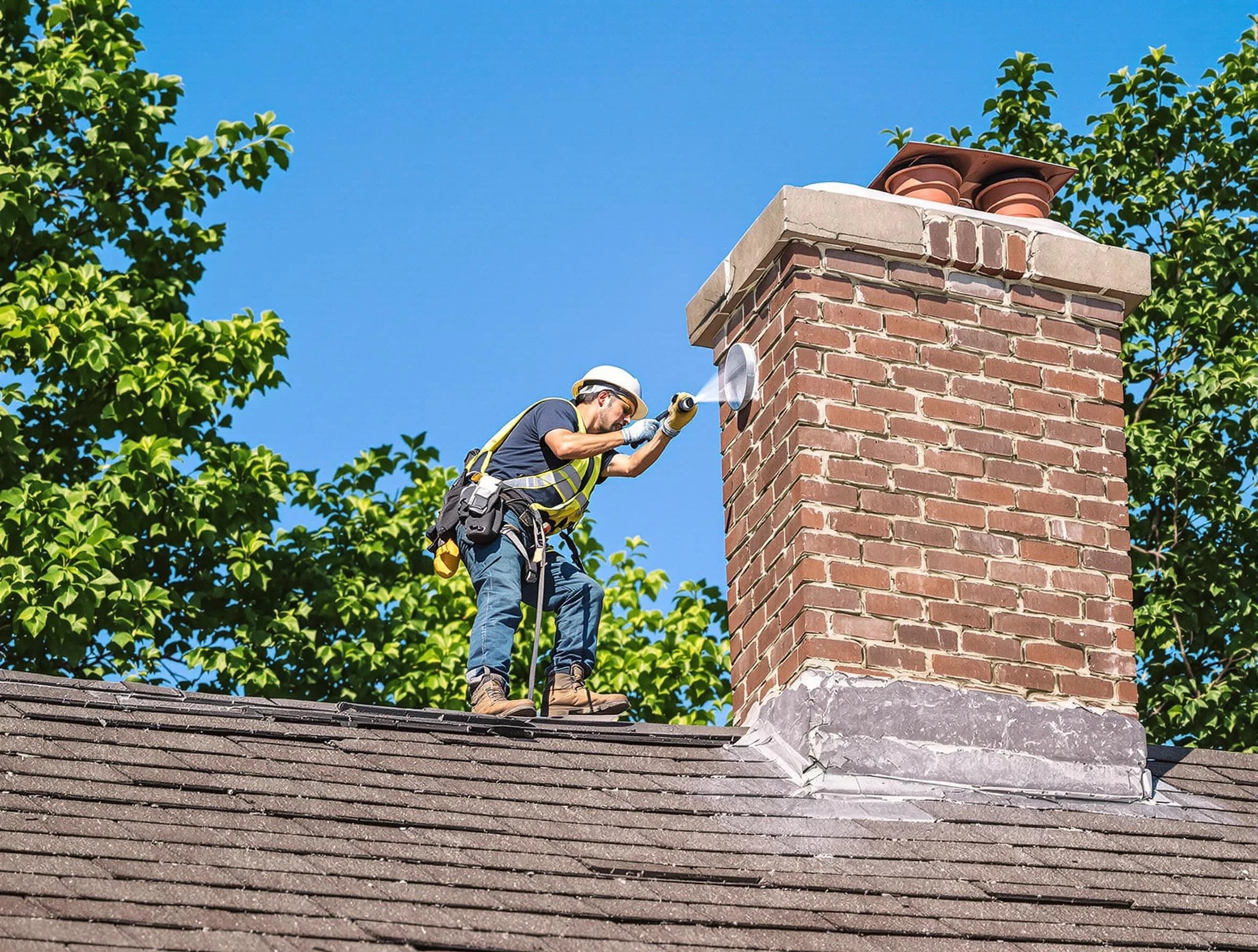 El Mirage Chimney Sweep performing an inspection with advanced tools in El Mirage, AZ