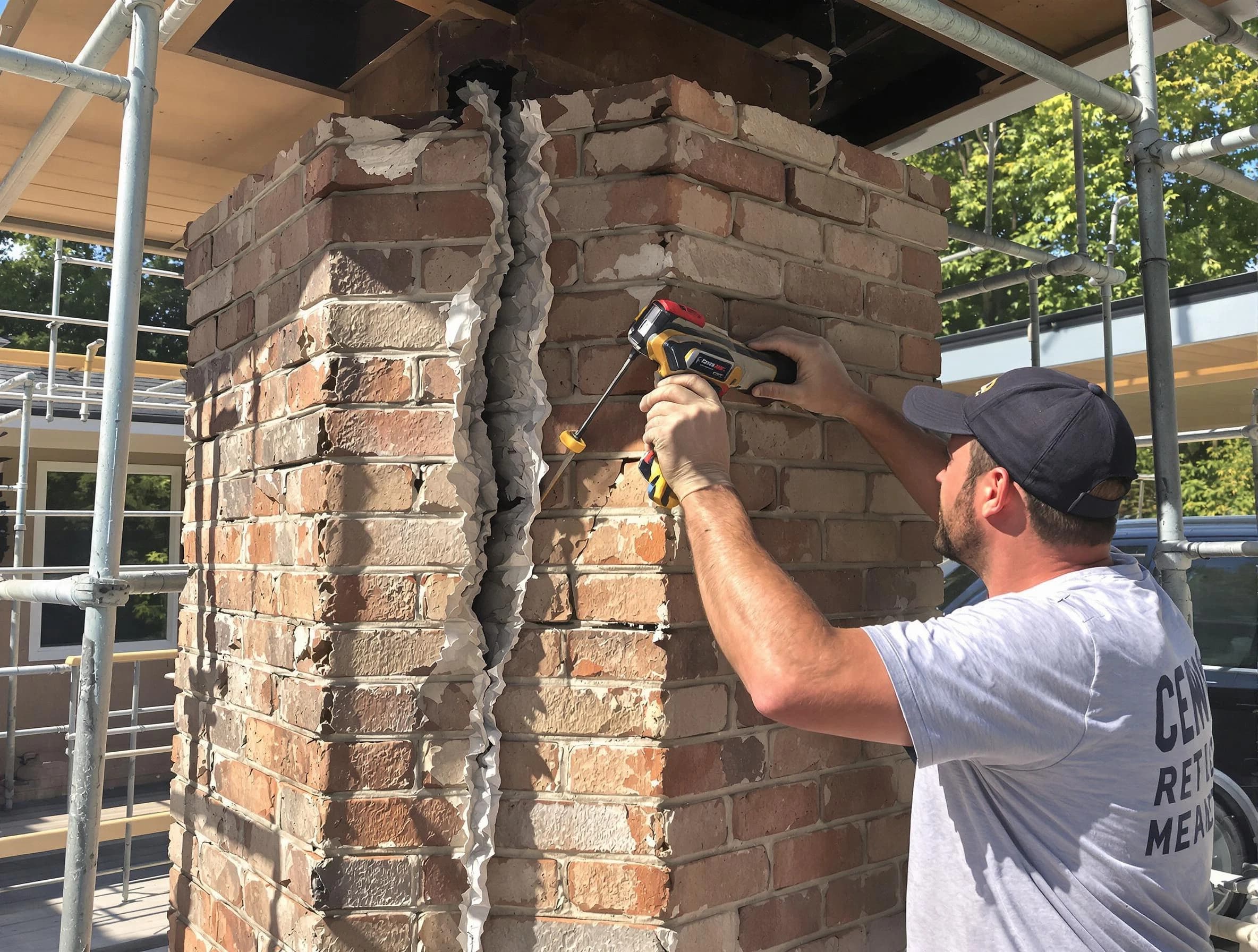 El Mirage Chimney Sweep technician performing chimney repair in El Mirage, AZ