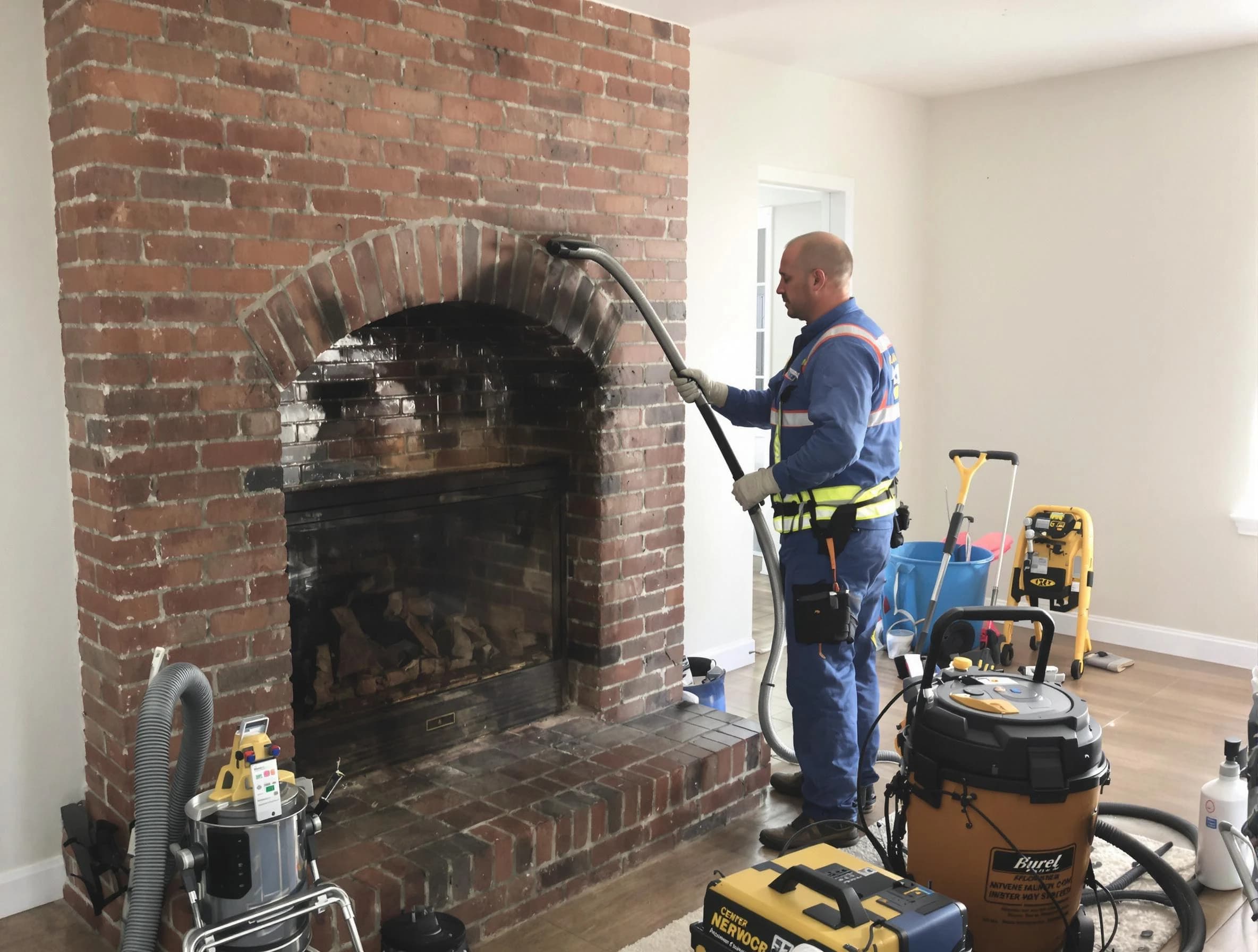 El Mirage Chimney Sweep expert performing detailed chimney sweep in El Mirage, AZ