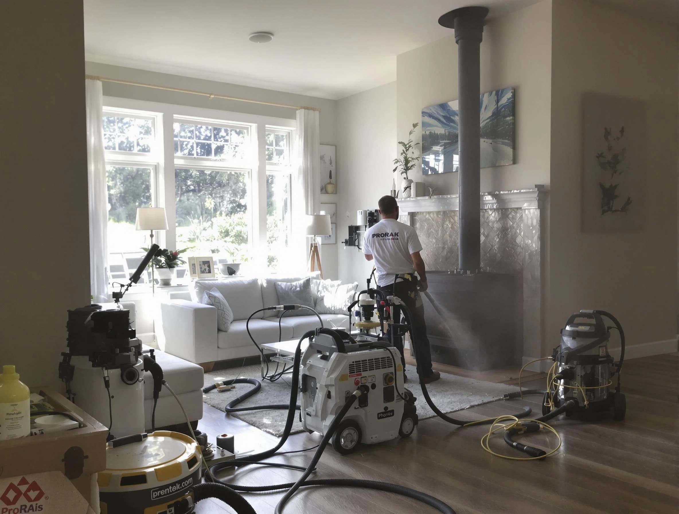 Soot removal service by El Mirage Chimney Sweep for a fireplace in El Mirage, AZ