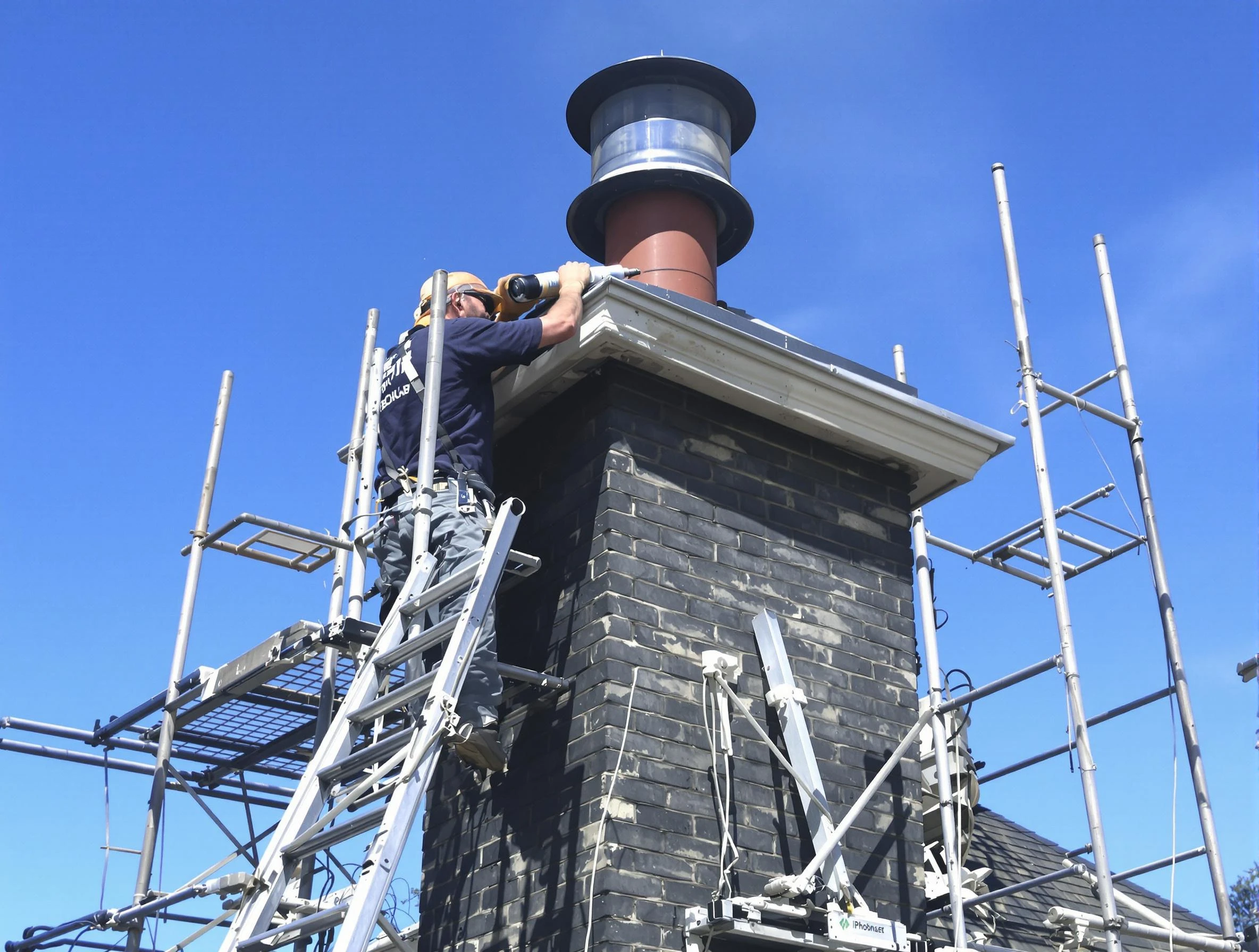 Sturdy chimney crown finished by El Mirage Chimney Sweep in El Mirage, AZ