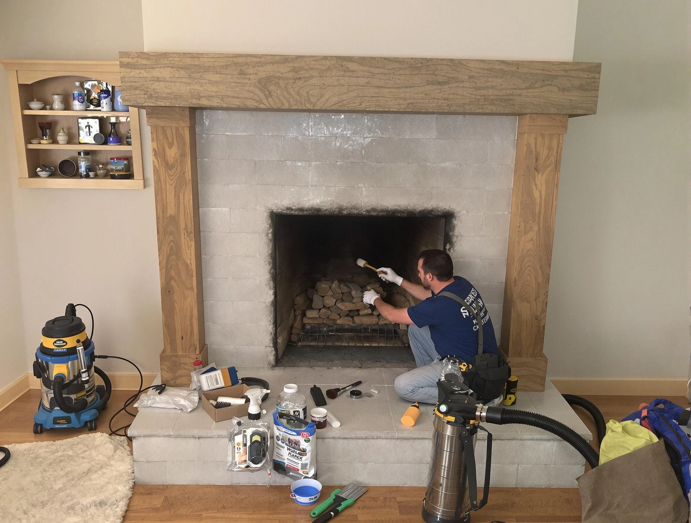 Detailed creosote removal process by El Mirage Chimney Sweep in El Mirage, AZ