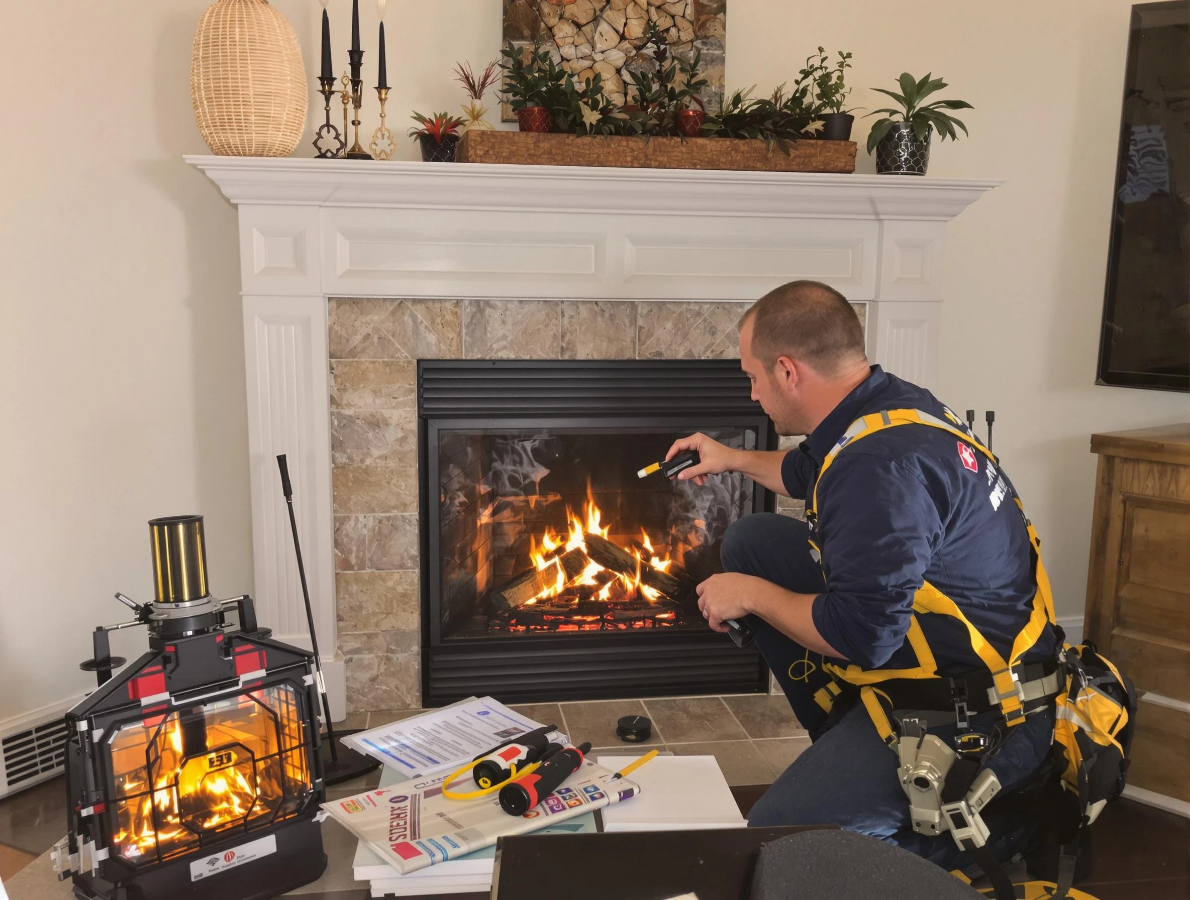 Safety-focused fireplace inspection by El Mirage Chimney Sweep in El Mirage, AZ